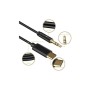 Кабель мультимедійний USB-C to 3.5mm M 1.0m black XoKo (AUX-002-BK)