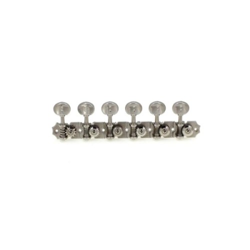 Кілки для гітари Graph Tech PRN-4624-N0 Ratio Electric 6-in-line Waffle, Vin. Nickel (235516)