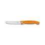 Кухонний ніж Victorinox SwissClassic Foldable Paring 11 см Serrated Orange (6.7836.F9B)