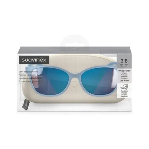 Дитячі сонцезахисні окуляри Suavinex зі стрічкою, напівкругла форма, 3-8 років, зелені (308552)