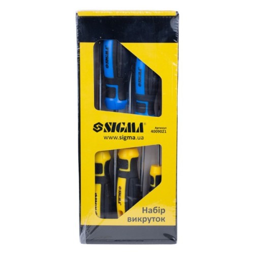 Набір викруток Sigma 5шт CrV Mega (4009021)