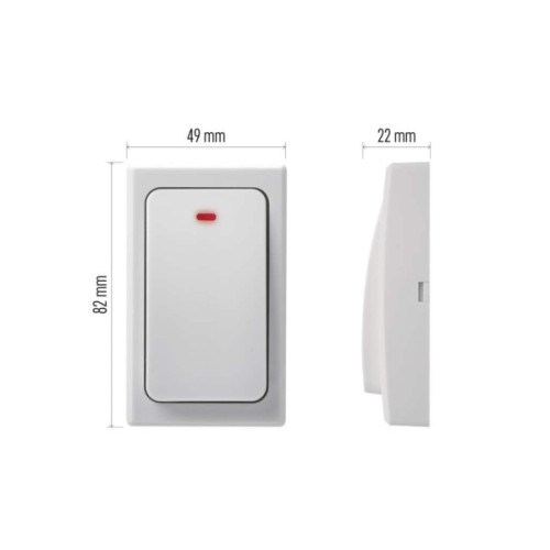 Кнопка дзвінка EMOS wireless button for P5729, P5731 (P5729T)