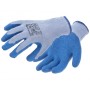 Захисні рукавиці Hoegert DILL HT5K752-10 з латексним покриттям світло-сірі, 10 (HT5K752-10)