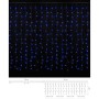 Гірлянда Delux Curtain С 240LED 2х2 м синій/прозорий IP20 (90017993)