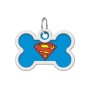 Адресник для тварин WAUDOG Smart ID з QR паспортом "Супермен-герой" кістка 40х28 мм (0640-1009)