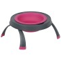 Посуд для собак Dexas Миска одинарна на складній підставці-велика 960 мл пурпурна (0084297309107)