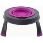 Посуд для собак Dexas Миска одинарна на складній підставці-велика 960 мл пурпурна (0084297309107)