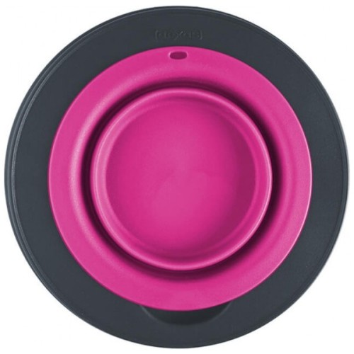Посуд для собак Dexas Миска одинарна на складній підставці-велика 960 мл пурпурна (0084297309107)