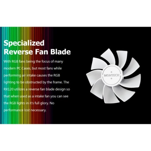 Кулер до корпусу MONTECH RX120 PWM (W31)