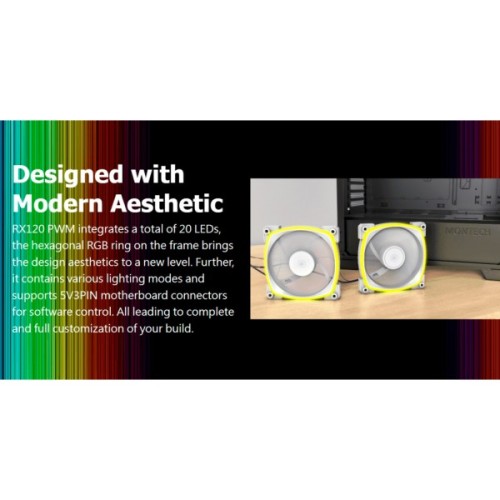 Кулер до корпусу MONTECH RX120 PWM (W31)