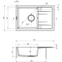 Мийка кухонна Deante Corio + зміш. BME 024N (ZRCP2113)