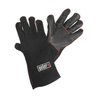 Аксесуар для барбекю Weber шкіряні рукавиці для грилінгу (17896)