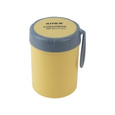Ланч-бокс дитячий Kite круглий 450 мл, жовтий (K23-187-1)