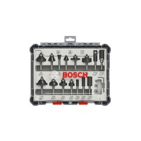Набір фрез Bosch Professional комбінованих, 6мм, 15шт (2.607.017.471)