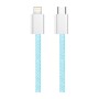 Дата кабель USB-C to Lightning 1.0m 27W blue ColorWay (CW-CBPDCL061-BL)