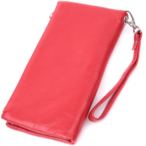 Гаманець ST Leather З натуральної шкіри Червоний (22526)