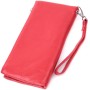 Гаманець ST Leather З натуральної шкіри Червоний (22526)