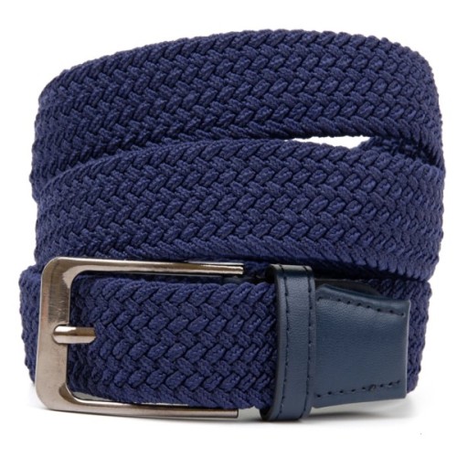 Ремінь Vintage Текстильний чоловічий Синій (20524)