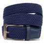 Ремінь Vintage Текстильний чоловічий Синій (20524)