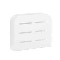 Серветниця Ardesto Midori 15х4х12.5см, метал, біла (AR0910W)