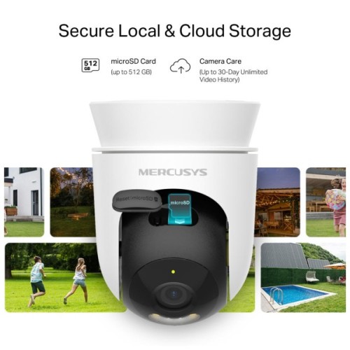 Камера відеоспостереження Mercusys IP-Камера MERCUSYS MC510 3MP N300 microSD motion detection, зовнішня (MC510)