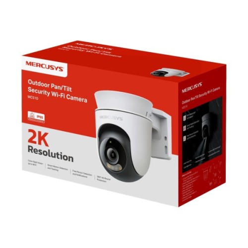 Камера відеоспостереження Mercusys IP-Камера MERCUSYS MC510 3MP N300 microSD motion detection, зовнішня (MC510)