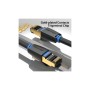 Патч-корд 10м, S/FTP cat 8 RJ-45 black Vention (IKABL)