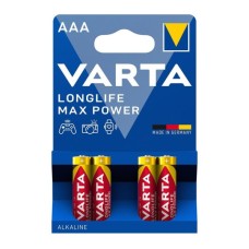 Батарейка Varta AAA Longlife Max Power лужна * 4 (04703101404)