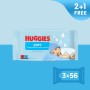 Дитячі вологі серветки Huggies Ultra Comfort Pure 56 х 3 шт (5029053550091)