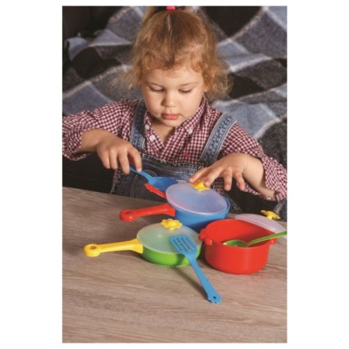 Ігровий набір Tigres набір посуду столовий Ромашка 10 елементів стандарт (39142)