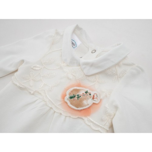 Боді дитяче Tongs святковий (2258-68G-cream)