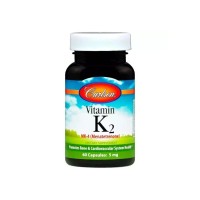 Вітамін Carlson Вітамін К2 (MK-4 Менатетренон), Vitamin K2 Menatetrenone, 5 Мг, 60 Капсу (CAR-01000)