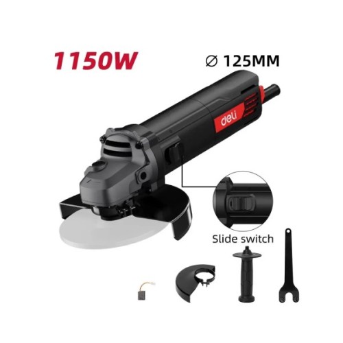 Шліфувальна машина Deli 1150 Вт, 125 мм (EDE-JM125-1E)