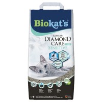 Наповнювач для туалету Biokat's Dimond Care Sensitive Classic бентонітовий 6 л (4002064613901)