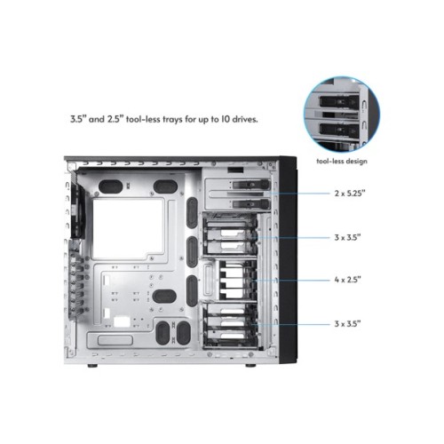 Корпус для ПК Chieftec UNI (BW-01B-OP)