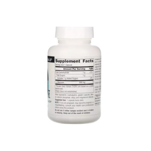 Вітамінно-мінеральний комплекс Source Naturals D-Манноза 500мг, 60 капсул (SNS-02198)