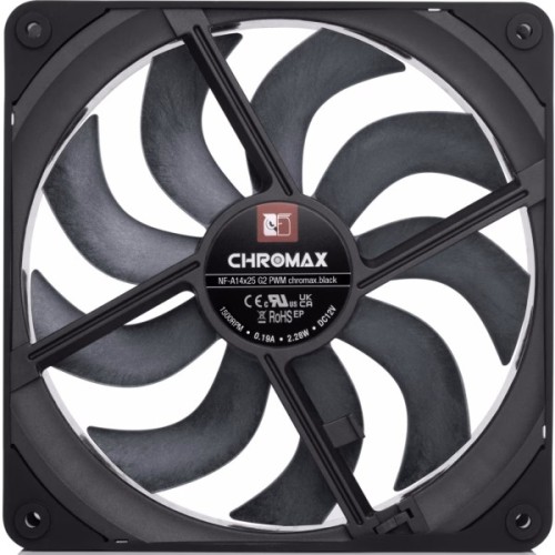 Кулер до корпусу Noctua NF-A14x25 G2 PWM CHROMAX.BLACK