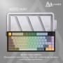 Клавіатура Ajazz AF82 Wireless/Bluetooth/USB UA Black/Gray/Yellow (AF82-BGY)