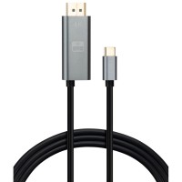 Кабель мультимедійний USB-C to DisplayPort M 1.5m v1.2 4K60Hz PD 100W port Vinga (VCPVCCD1215PD)