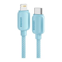 Дата кабель USB-C to Lightning 1.0m 20W blue Essager (EXCTL-WL03-P)