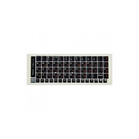 Наклейка на клавіатуру BestKey непрозора чорна, 68, помаранчевий (BK13ORA/024)