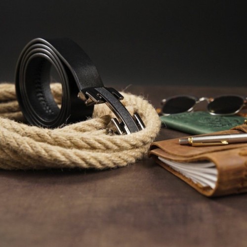 Ремінь Vintage Чоловічий Чорний (20262)