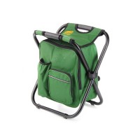 Стілець складаний СИЛА 28х35х43 см сталевий каркас D19mm з термосумкою (960768)