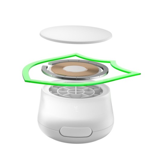 Зарядний пристрій Belkin UltraCharge Wireless 2-in-1 25W white (WIZ039KQWH)