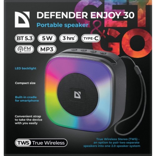 Акустична система Defender Enjoy 30 Black (65930)