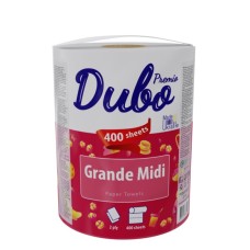 Паперові рушники Диво Premio Grande Midi 2 шари 400 відривів 1 рулон (4820003838518)