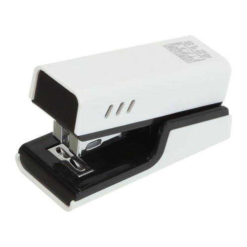Степлер Buromax пластиковий МІНІ, 20 аркушів, (скоби №24; 26), 67,4 х 32,2 х 43,1 мм, білий (BM.4218-12)