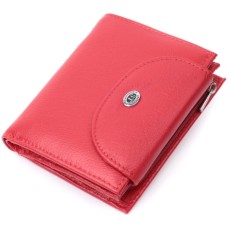 Гаманець ST Leather З натуральної шкіри Червоний (22712)