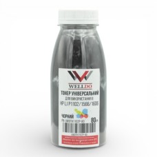 Тонер HP LJ P1560/1566/1600/Canon 728/712/CB435A, 80г Welldo (UWDTH1102P-80)