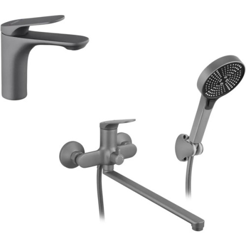 Душовий гарнітур Kroner Linz-GRN070 + змішувач Linz-GRN010 (CVS30159)